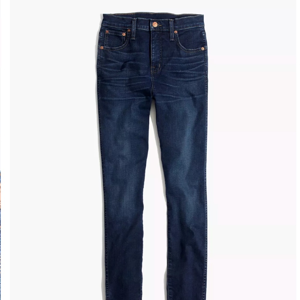 Madewell 10" High-Rise Skinny Jeans in Hayes Wash
